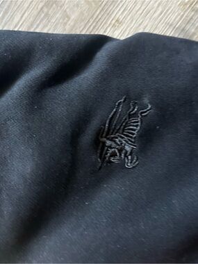 Burberry Black Embroidered Icon Jacket
